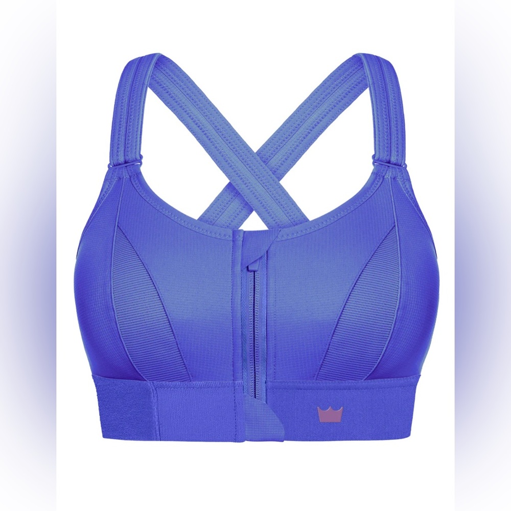 SHEFIT Ultimate Sports Bra in dazzling blue 1 luxe